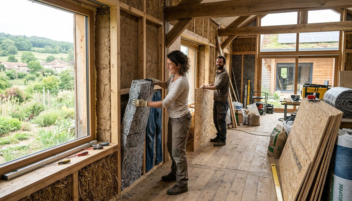 Comment les matériaux recyclés contribuent-ils à un habitat durable ?
